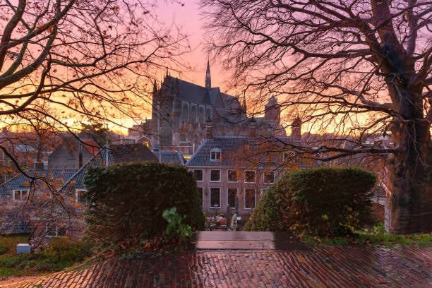 Stockfoto Leiden herfst 2